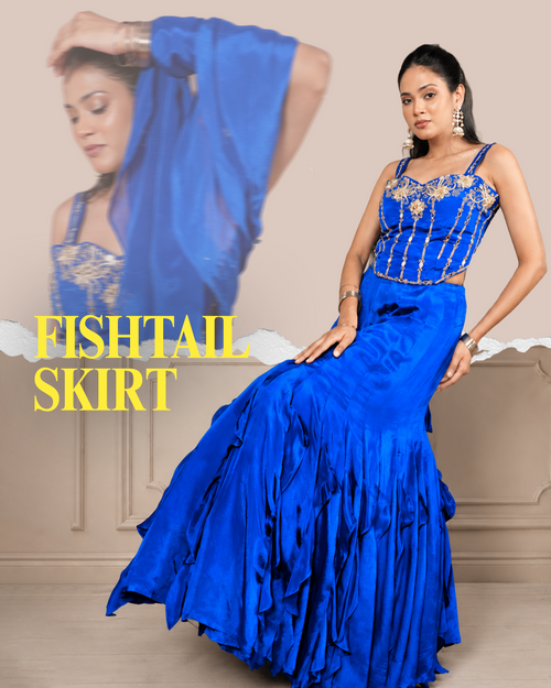 mermaid lehenga